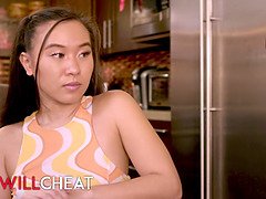 Asiatisch, Braunhaarige, Hd, Küssen, Lesbisch, Lecken, Spielzeuge, Vibrator