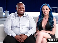 Wifey Kira McKay Rides Huge Cock While Hubby Watches - Big Dick Doggystyle & Facial