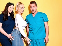 Любители, Большой член, Большие сиськи, Брюнетки, Две девушки, Ласковые ручки, Массаж, Тощие