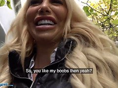 Public agent blondie aussie tori cummings banged on the office stairs