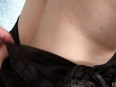 Enthousiasteling, Kont, Lieveling, Gek, Hd, Ondergoed, Rijpe lesbienne, Alleen