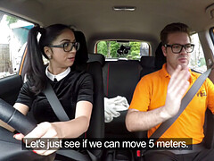 Amateur, Mamada, Coche, Corridas, Estilo perrito, Al aire libre