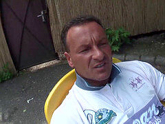 アナル, フェラチオ, イく瞬間, ダブル開発, 顔射, ドイツ人, 三人