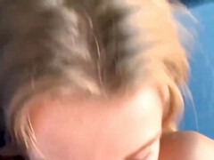 Amateur, Blonde, Sucer une bite, Tir de sperme, Gorge profonde, Branlette thaïlandaise, Chevaucher, Adolescente