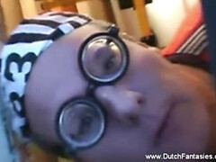 アナル, ブロンド, フェラチオ, オランダ人, 淫乱熟女, オマンコ, レトロ, ヴィンテージ