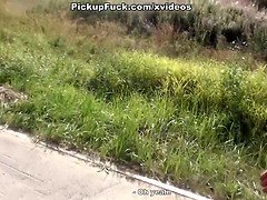 Fuck young girl at the bus stop