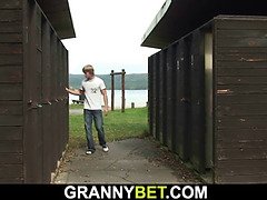 デカパイ, ブロンド, フェラチオ, エロ熟女, 熟年, 淫乱熟女, 現実, 義母