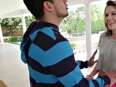 Hot babe Summer Lace gets her pussy fucked by her stepbro