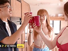 アナル, デカパイ, フェラチオ, 茶髪の, イマラチオ, 淫乱熟女, 剃毛, タトゥー