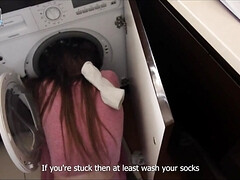 Cum-drenched Step Sis stuck in every position imaginable - How will it end?