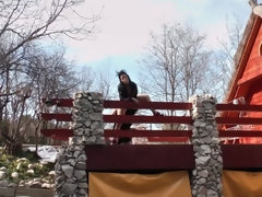 Pijpbeurt, Sperma in gezicht, Rijpe lesbienne, Tiener