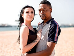 Rubia, Mamada, Ffm, Pajear, Interracial, Lencería, Afeitado, Trio