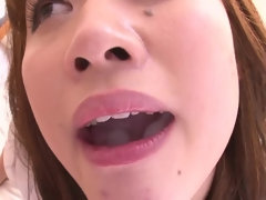Asiatique, Sucer une bite, Éjaculer dans la bouche, Hd, Japonaise, Léchez, Bureau, Jarretelles