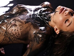 素人, デカ尻, 茶髪の, ヌード, ガリガリ, 一人, ストリッピング, ティーン