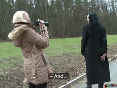 Arsch, Fingern, Freundin, Lesbisch, Lecken, Im freien, Muschi, Hintern versohlen