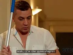 Engañando, Cornudo, Checa, Médico, Examen, Hd, Marido, Esposa