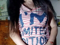 Gros cul, Gros seins, Brunette brune, Femelle, Hd, Masturbation, Mère que j'aimerais baiser, Solo