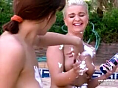 Four Lesbians Friends in Sex