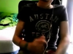 素人, ヨーロピアン, ゲイ, オナニー, 一人, ウェブカメラ