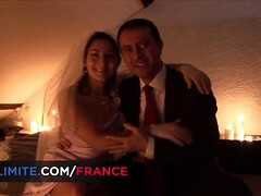 First night with the busty bride - French
