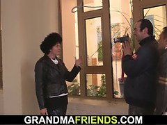 Mamada, Abuelita, Pajear, Lencería, Maduro, Coño, Gritar, Trio