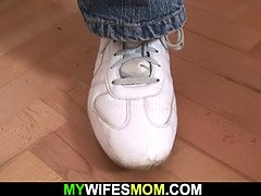 浮気者, チェコ, 祖父, 毛深い, 熟年, 母, オマンコ, 現実