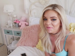 Rubia, Estilo perrito, Corridas faciales, Lencería, Bragas, Pov, Tabú, Tetas