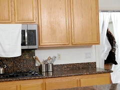 Badkamer, Zwart, Pijpbeurt, Hondjeshouding, Sperma in gezicht, Hardcore, Interraciaal, Billekoek