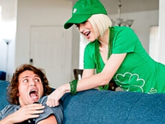 お尻, ブロンド, フェラチオ, バック, キス, なめる, ストッキング, オッパイの