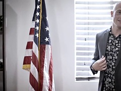 デカパイ, フェラチオ, 茶髪の, ハードコア, 淫乱熟女, オフィス