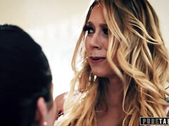 デカパイ, ブロンド, 茶髪の, バック, ハードコア, 淫乱熟女, 自然山雀, 三人