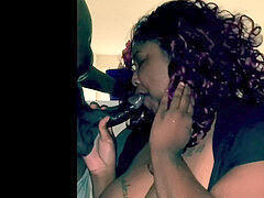 black plus-size messy Head