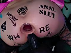 Anal, Gros seins, Gode, Double pénétration, Pénétrer avec le poing, Béant, Pov, Nénés