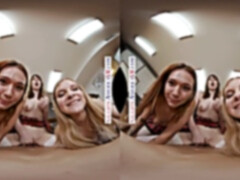 Brunette brune, Collège université, Éjaculer dans la bouche, Faciale, Le plan cul à quatre, Rasée, Nénés