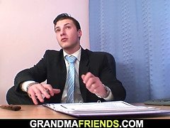 ブロンド, フェラチオ, エロ熟女, イマラチオ, 淫乱熟女, 母, 義母, 三人