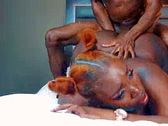 Leie, Grosser schwanz, Schwarz, Blasen, Spermaladung, Schwarz, Hure