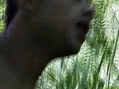 Grote lul, Aangekleed, Buiten, Zuigen