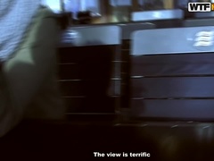 Braunhaarige, Aufs gesicht abspritzen, Geld, Tätowierung, Flotter dreier