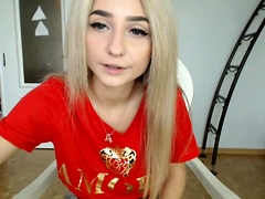 Leie, Blondine, Masturbation, Jungendliche (18+), Spielzeuge, Netzkamera