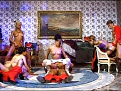 18 años, Verga grande, Tetas grandes, Mamada, Morena, Corridas, Grupo, Flaco