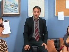 デカチン, フェラチオ, 茶髪の, 口内発射, イマラチオ, 顔射, 自然山雀, 三人