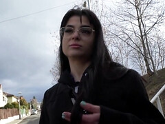 Grosse bite, Brunette brune, Tir de sperme, Lunettes, Hard, Hd, Réalité, Rugueux