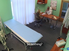 Leie, Betrug, Fingern, Lecken, Krankenschwester, Büro, Muschi, Uniform