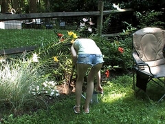 Arsch, Hd, Masturbation, Im freien, Muschi, Dürr, Jungendliche (18+), Titten