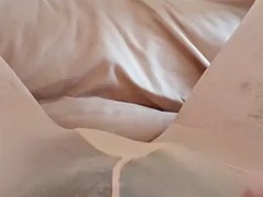 アナル, デカチン, 女装男装, イく瞬間, オナニー, パンティ, 穴開きパンティ, シーメール