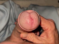 Stroking Uncut Cock