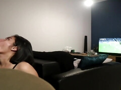 Fahthaimodel(advent Calendar)no.9 The Wolf Rides Her Horny Thai Pussy During Football Match