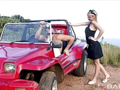 デカ尻, デカチン, デカパイ, ブロンド, フェラチオ, バック, 淫乱熟女, アウトドア