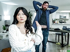 18 jahre, Grosser arsch, Grosser schwanz, Blasen, Braunhaarige, Hundestellung, Natürlichen titten, Jungendliche (18+)