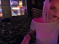 Grosser schwanz, Blondine, Blasen, Spermaladung, Hardcore, Masturbation, Reiten, Dürr